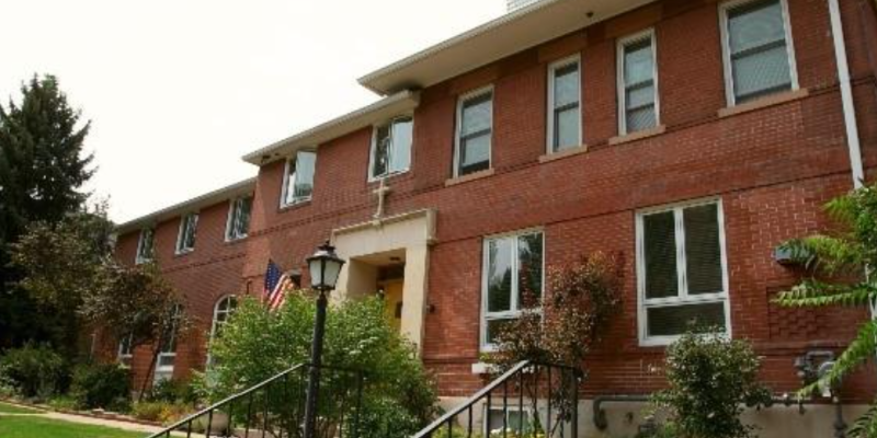 Photo of a red brick building