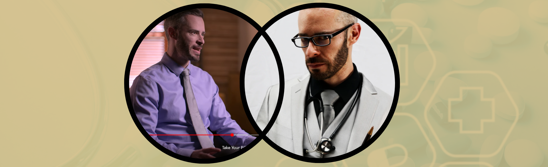 Dr. Gold during the day, but Dr. Silver in the wrestling ring.