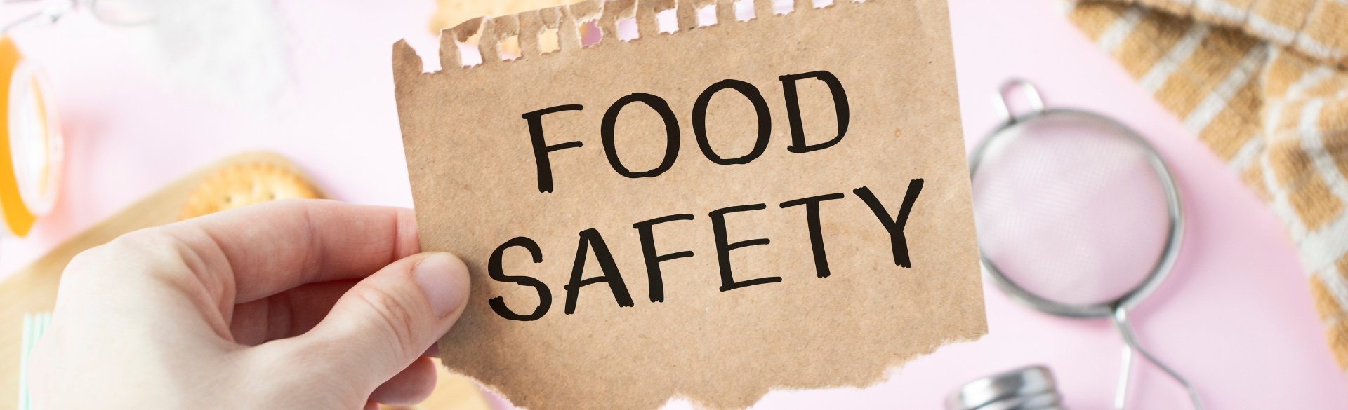 paper that says food safety