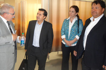 Fernando and Gustavo Bolaños visit the Anschutz Medical Campus