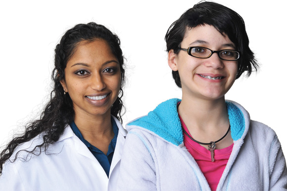 Dr. Avanthi Kapuri and her orthodontic patient