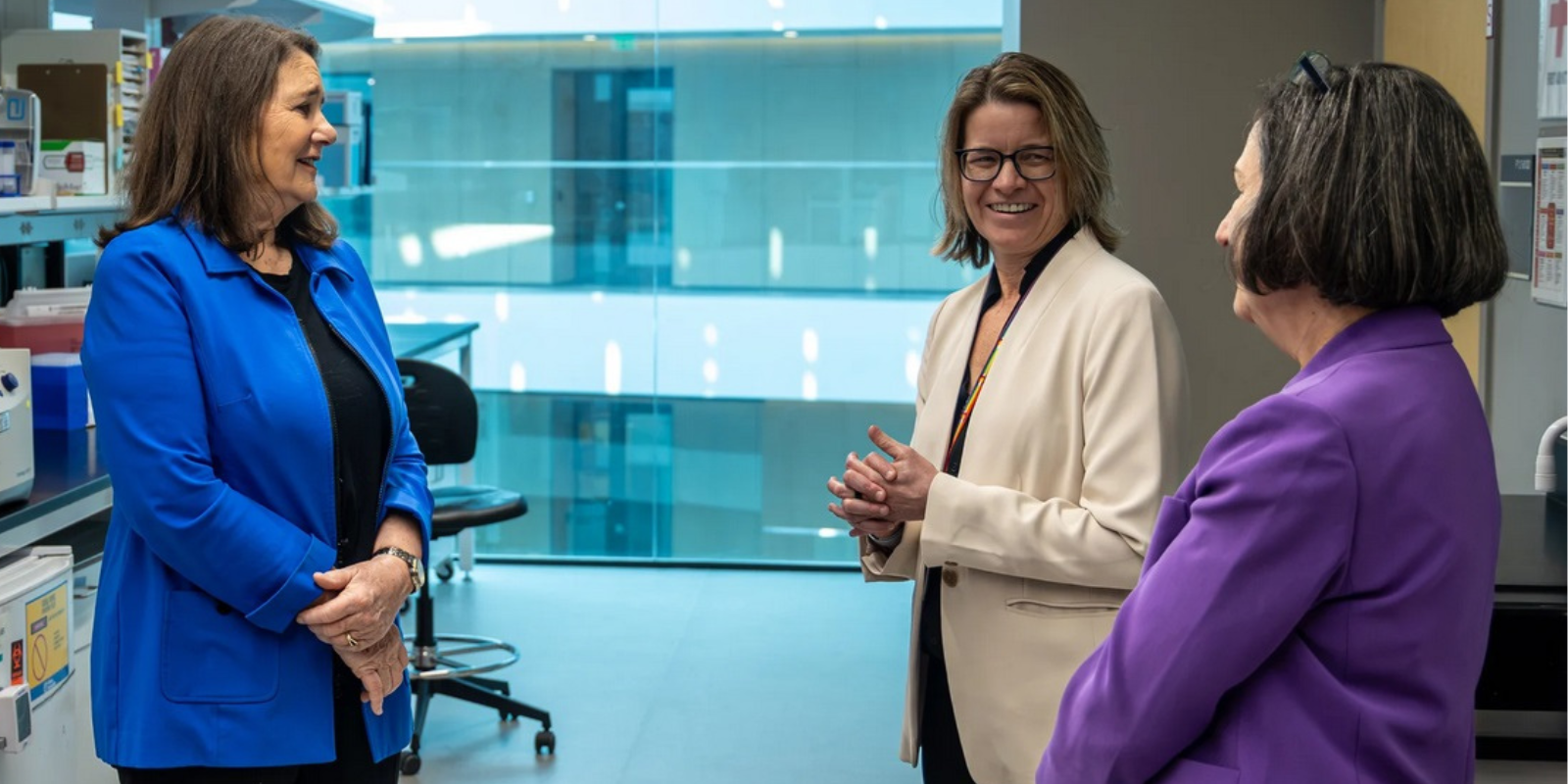 U.S. Rep. Diana DeGette of Denver; Kerrie Moreau, PHD; and Judy Regensteiner, director of the Ludeman Family Center for Women's Health Research