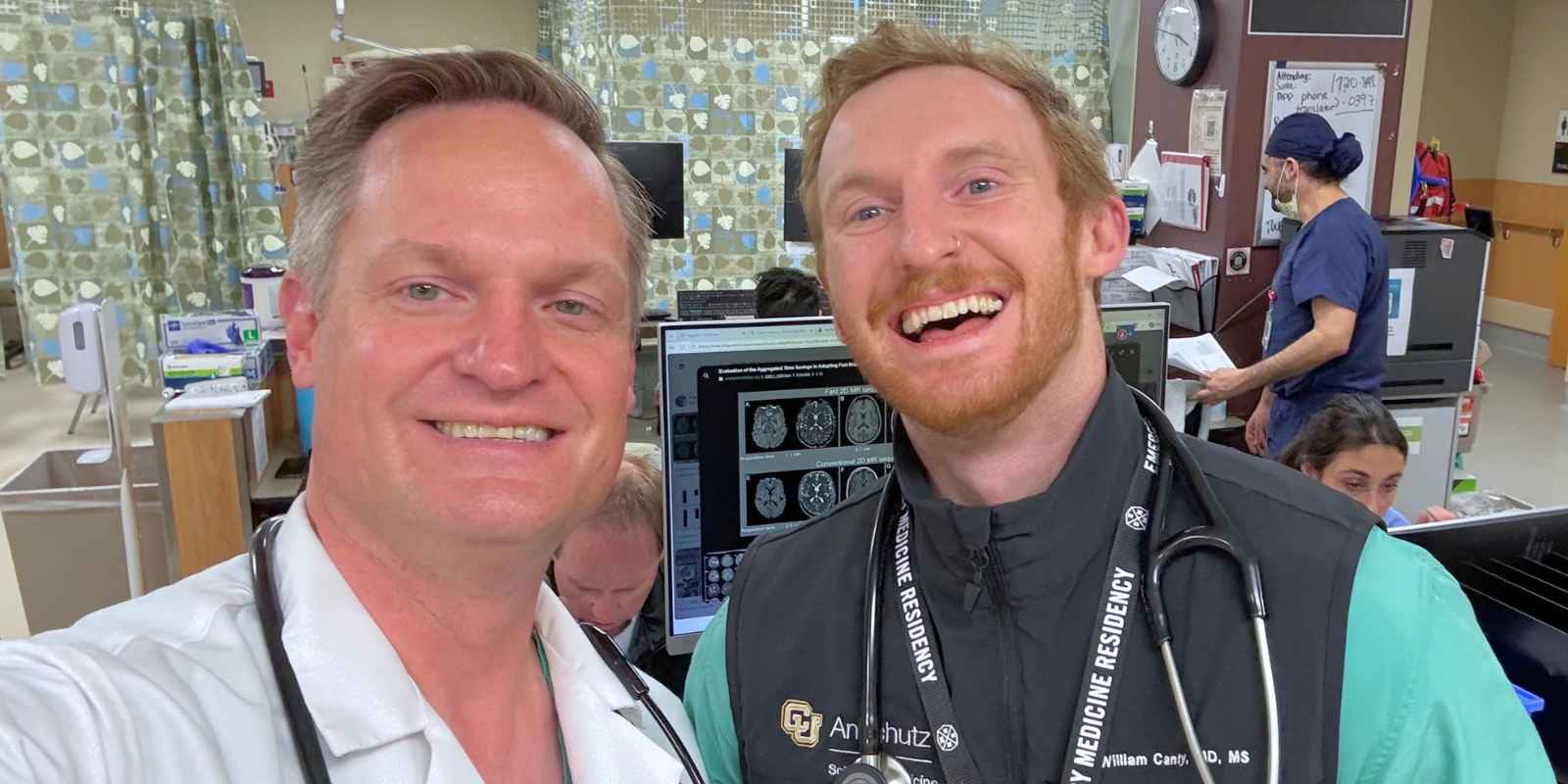 Daniel Lindberg, MD, and Liam Canty, MD