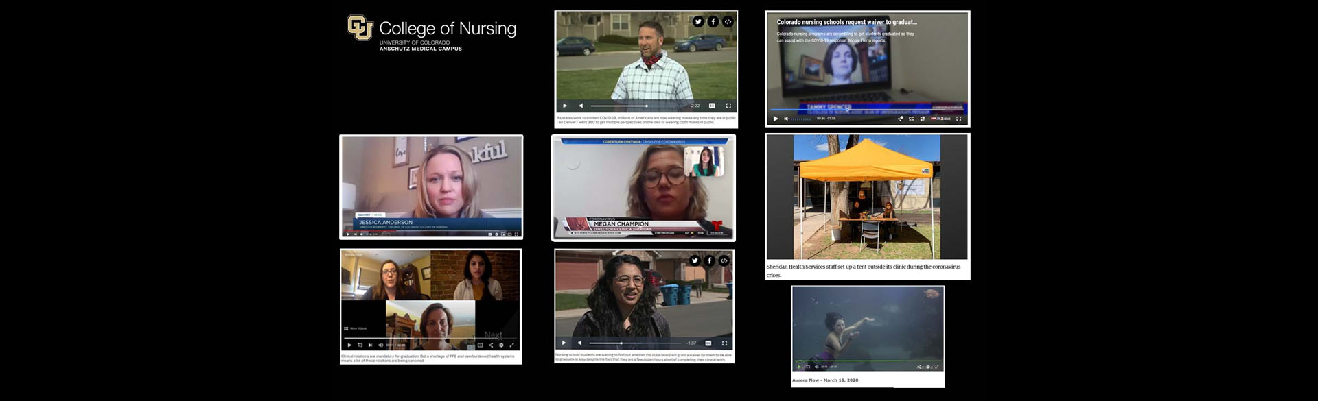 Featured Nurses and Students on Local News