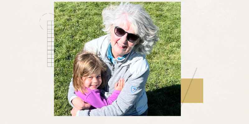 Penny Lester with her granddaughter Ella
