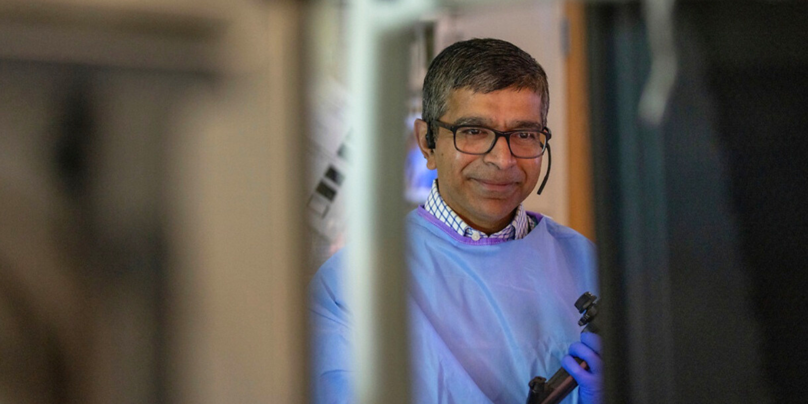 Sachin Wani, MD, in a Live Cases presentation during the 2024 Rocky Mountain Interventional Endoscopy Course at CU Anschutz.