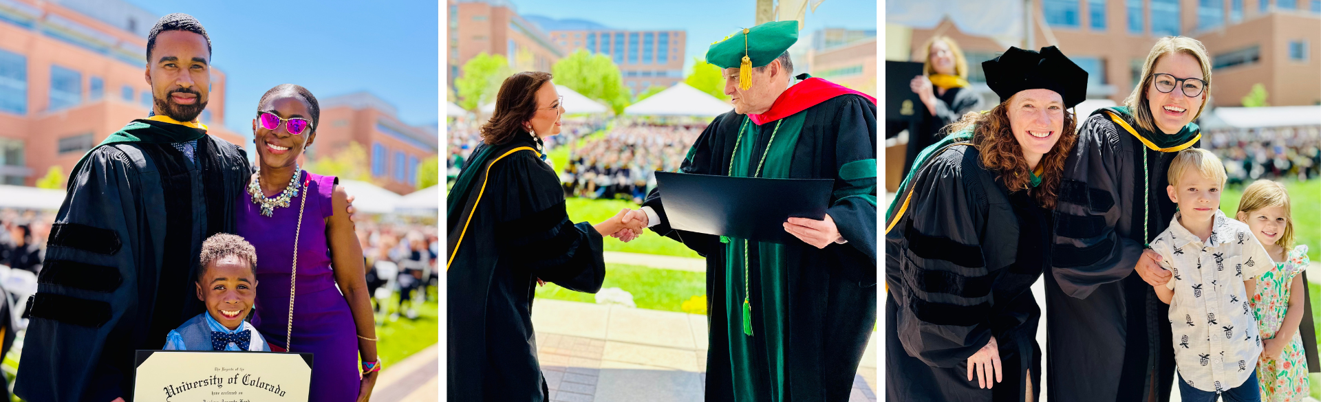 Images of the 2024 CU School of Medicine Hooding & Oath Ceremony.