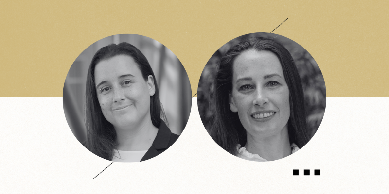 Headshots of Drs. Karvas and Brambati