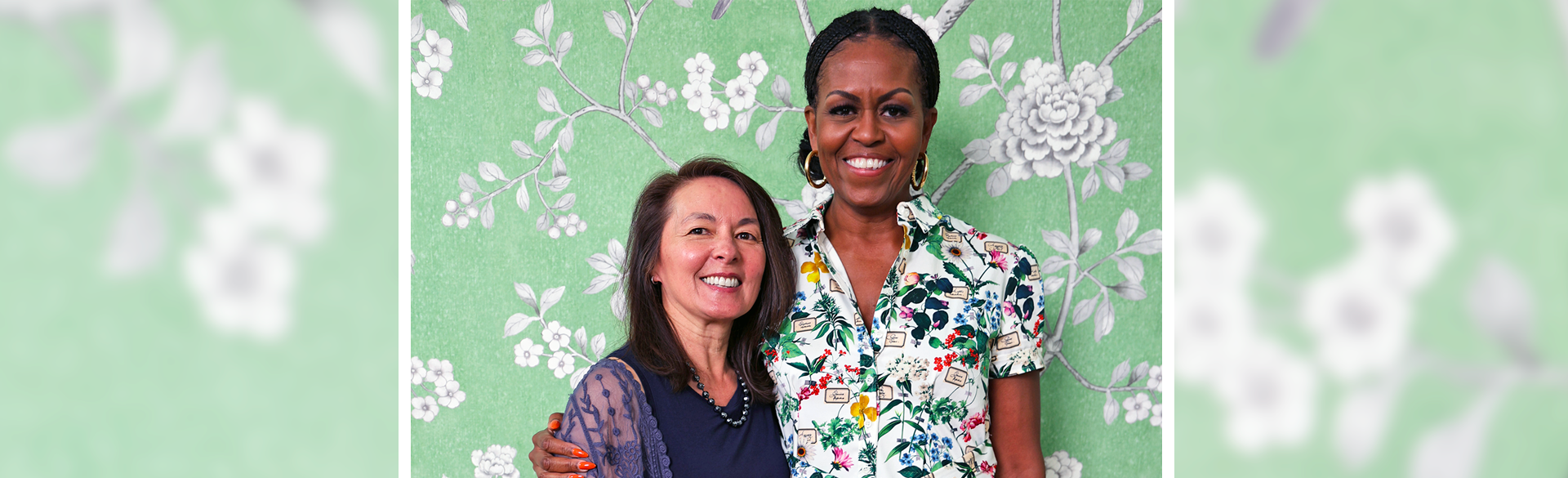 Shale Wong and Michelle Obama | CU School of Medicine