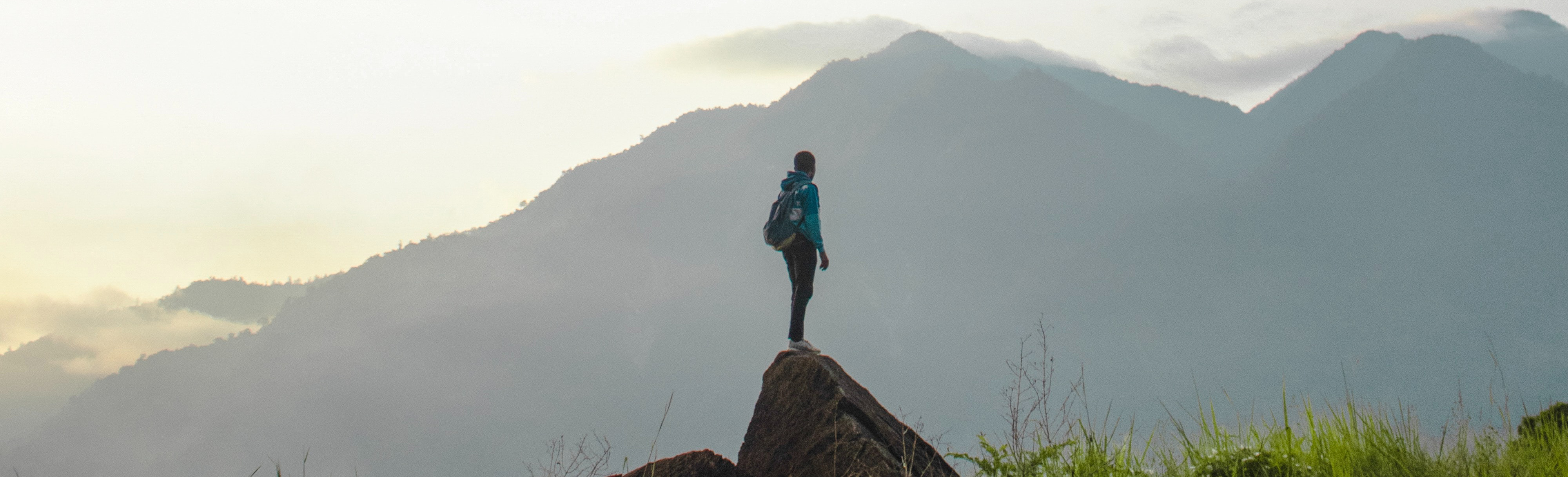 Hiker looking at mountain vista | Diploma in Climate Medicine | CU School of Medicine