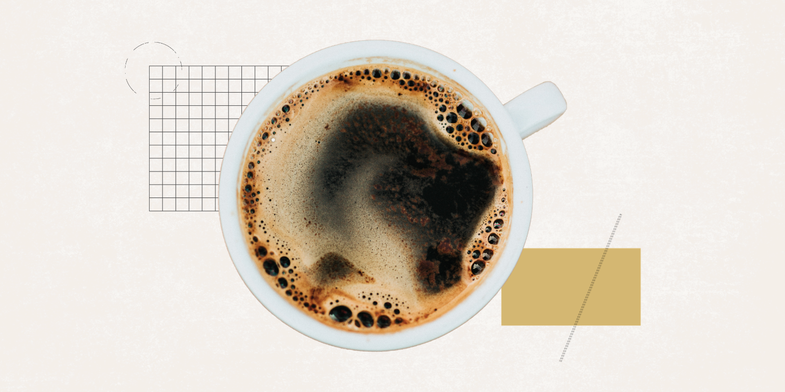Graphic of coffee cup