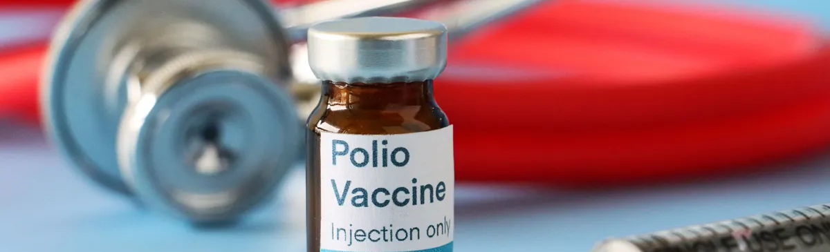 Vial of polio vaccine