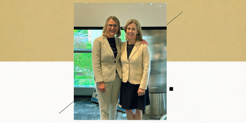 Whitney Goldner, MD, and Rebecca Schweppe, PhD