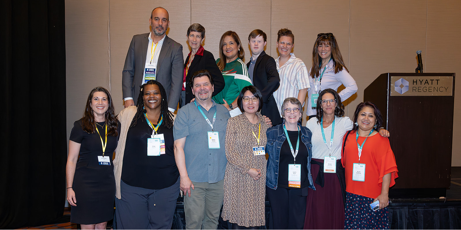 Linda Crnic Institute for Down Syndrome, Global Down Syndrome Foundation (GLOBAL) and National Institutes of Health leaders pictured at the T21RS International Conference