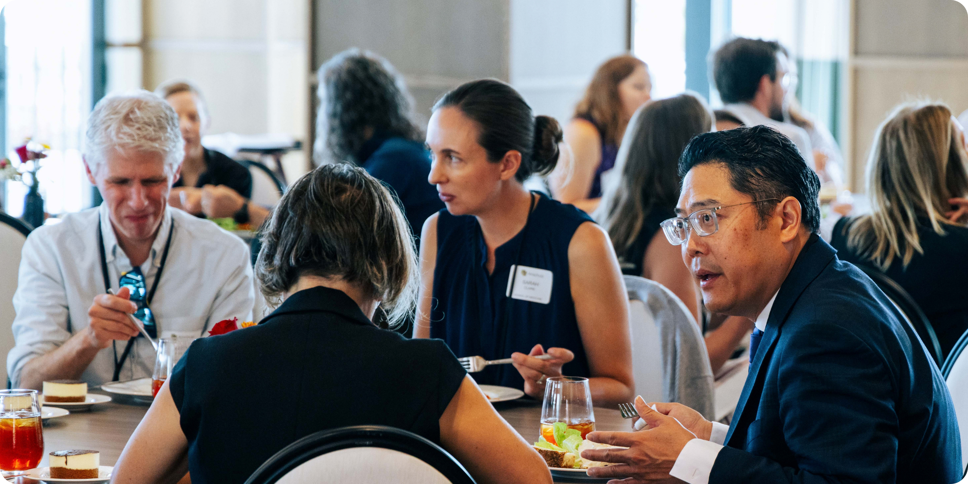 Faculty at the Promotion and Tenure Luncheon