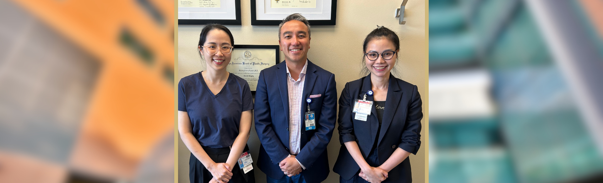 Visiting surgeons with Phuong Nguyen, MD.