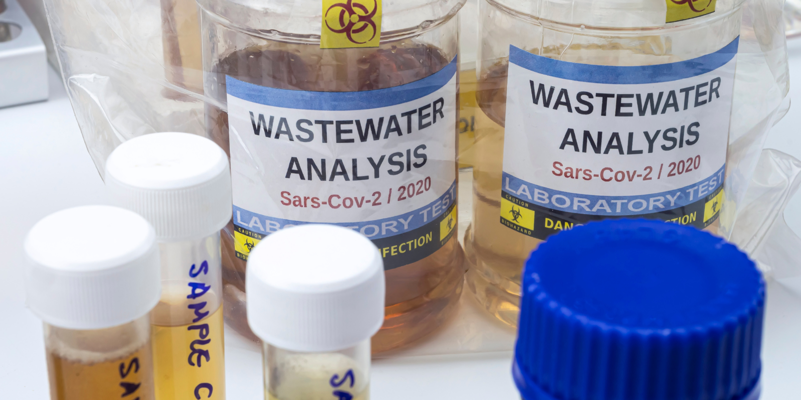 Wastewater samples collected for testing