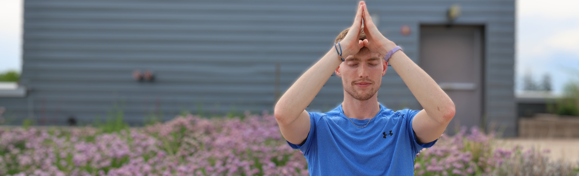 Trevor Cassidy demonstrates supported fish pose
