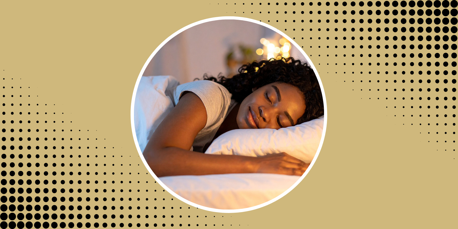 woman sleeping in a bed