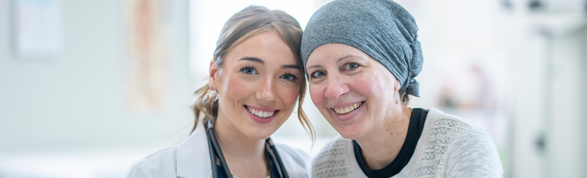 cancer patient and caregiver