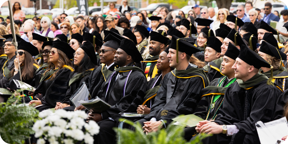 Graduates at the CU Anschutz 2025 Spring Commencement Ceremony