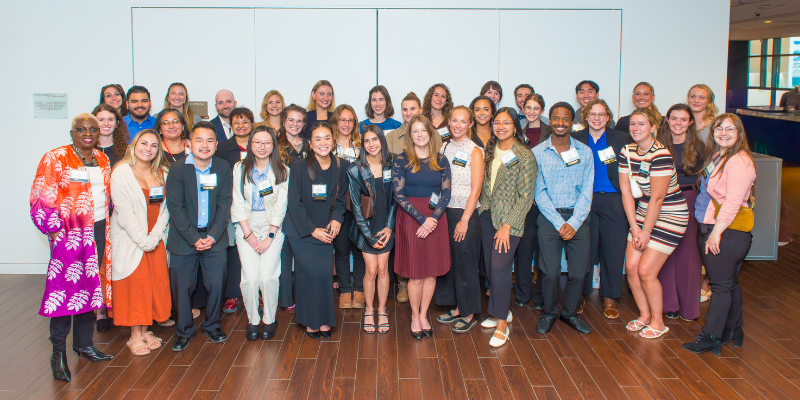 group photo at evening of thanks