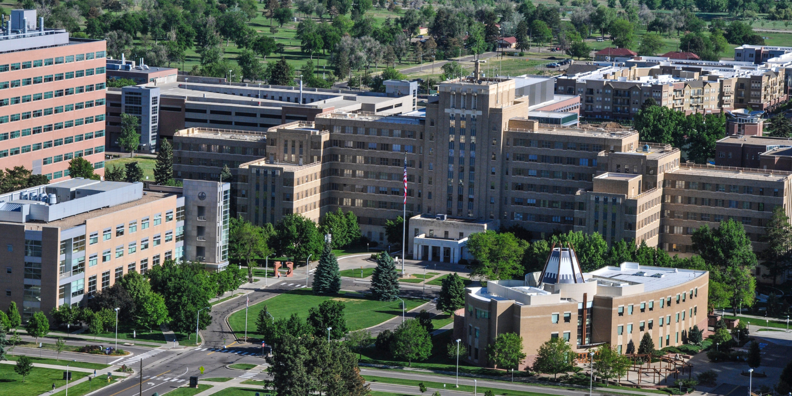 aerial view of cu anschutz