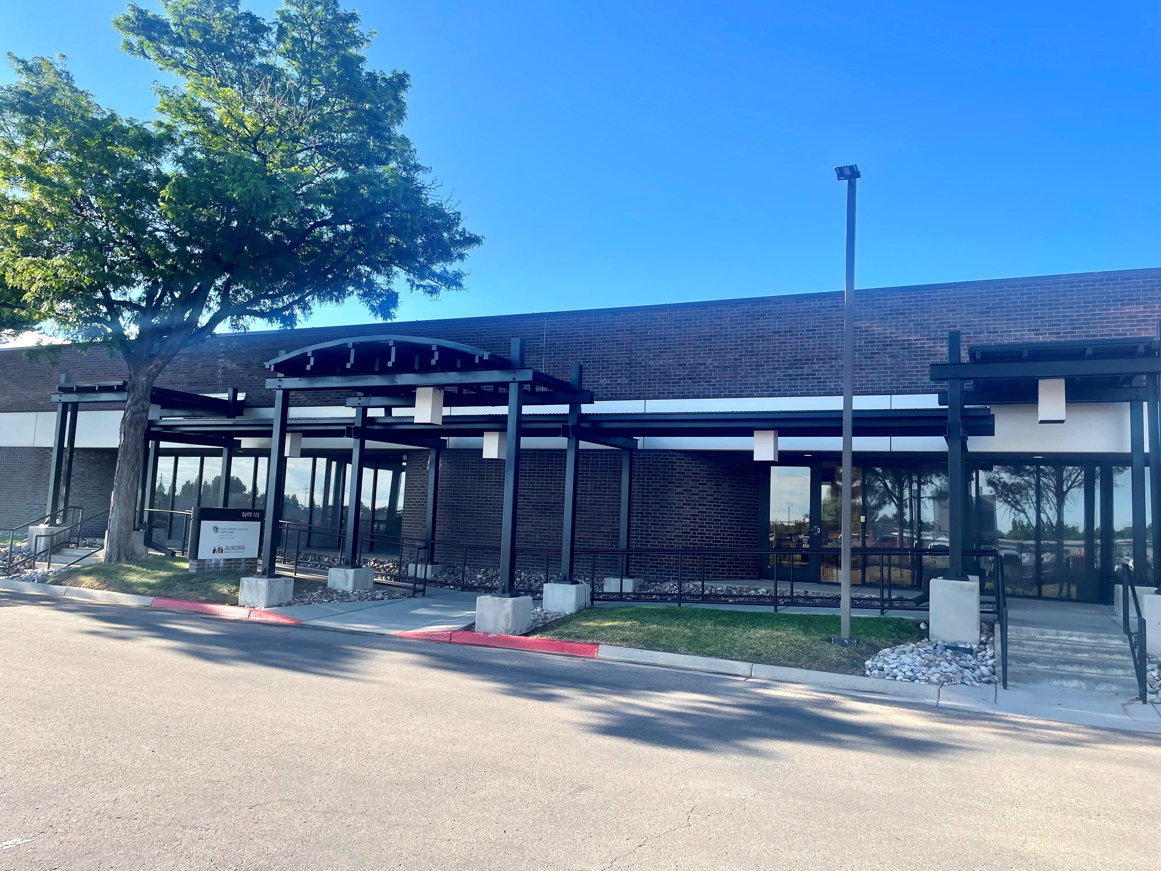 The front view of the AWCHC building