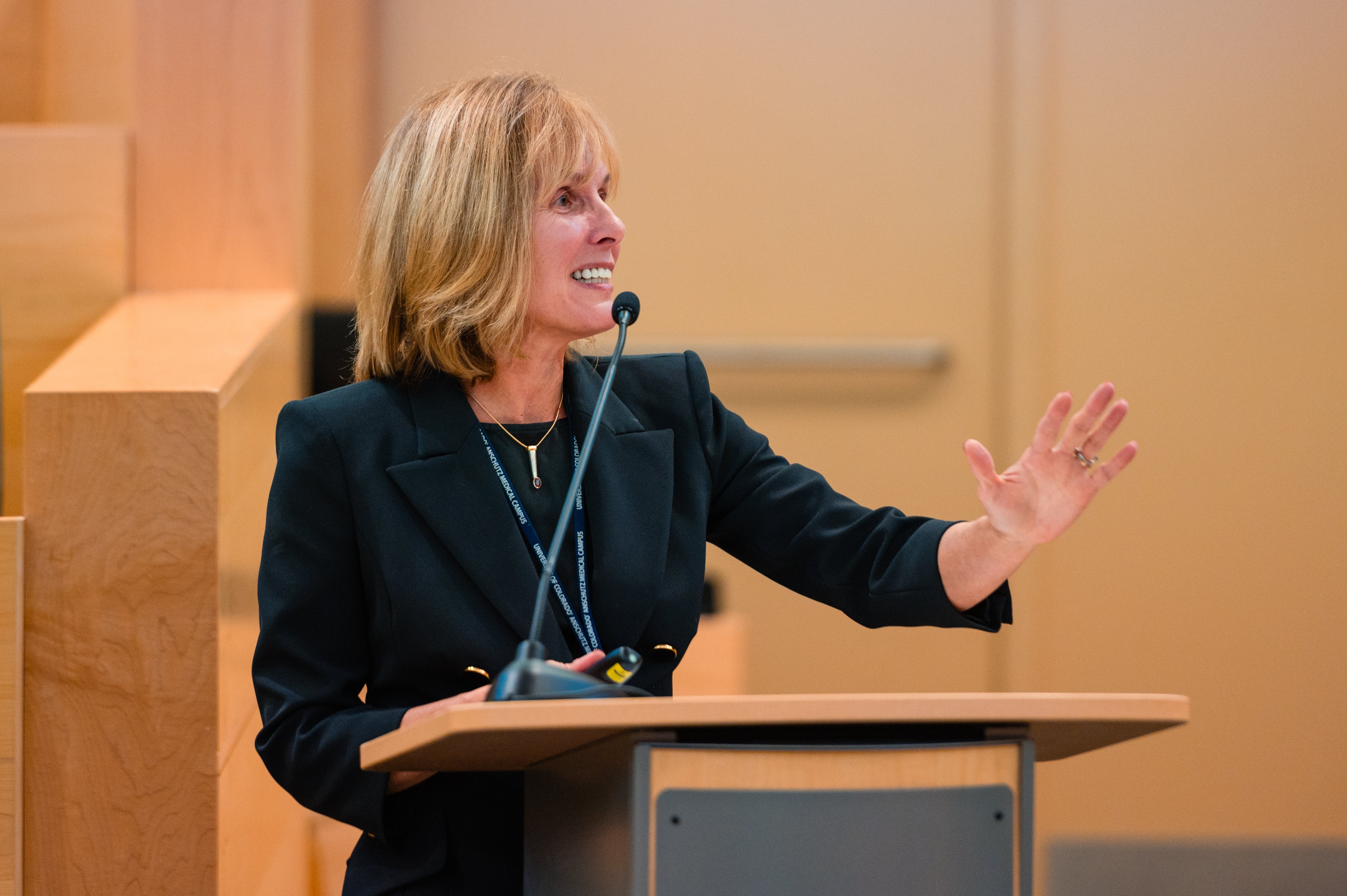 Colorado School of Public Health Dean Cathy Bradley delivers state of the school address