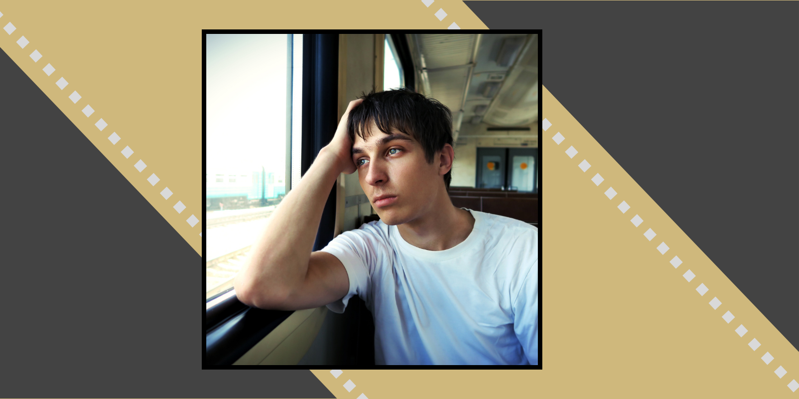 photo of young man looking sad